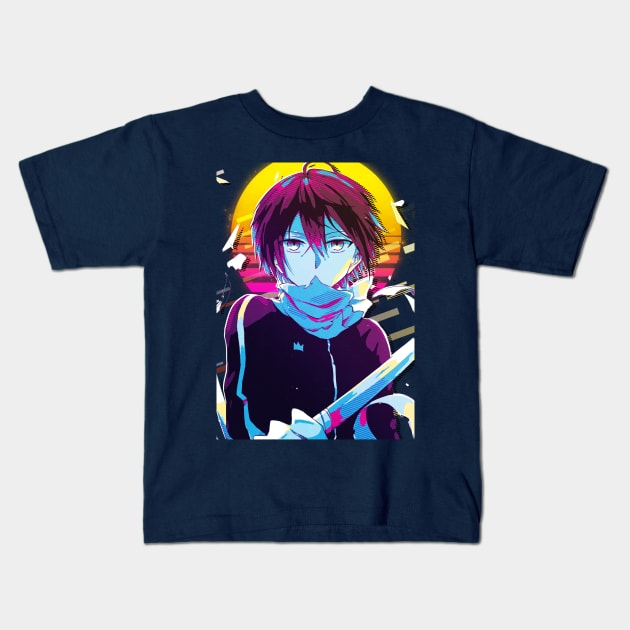 Noragami Kids T-Shirt by 80sRetro